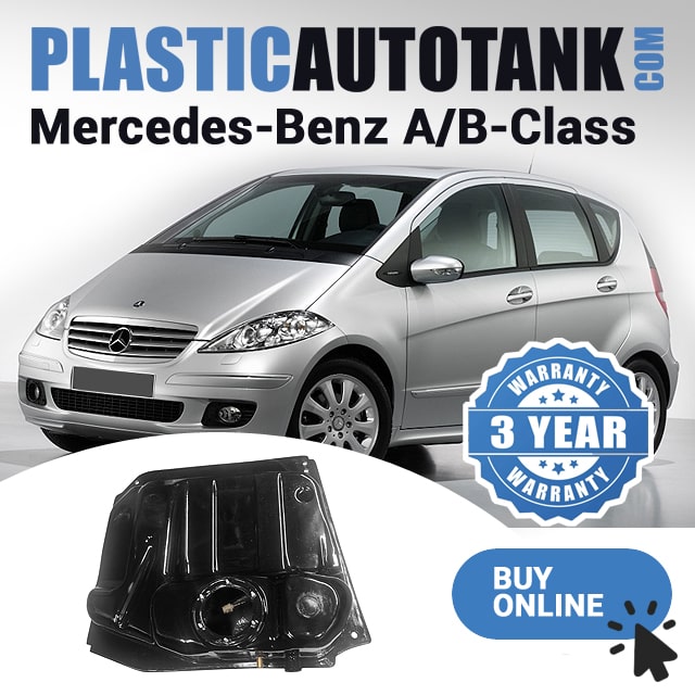 Bränsletank i plast – Mercedes-Benz A-Class (W169) and B-Class (W245), 2004-2012 Bensin/Diesel